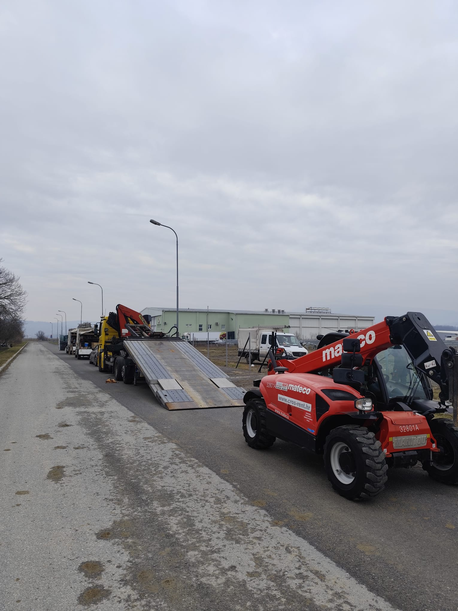 Priprema terena i opreme za utovar